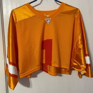 Nike Cropped Mesh Jersey Top